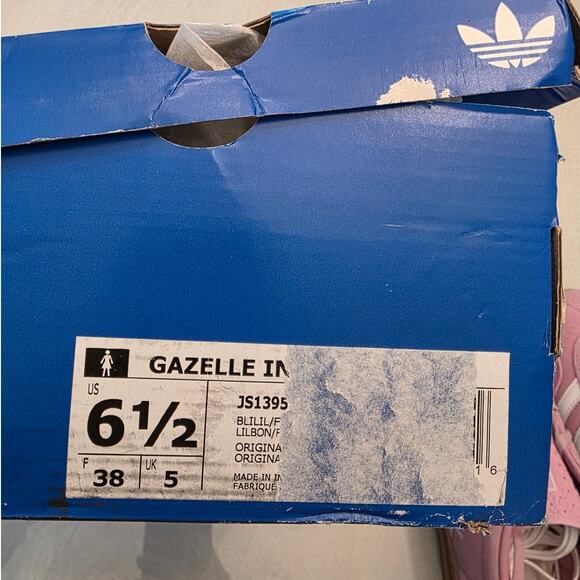 NIB Adidas Gazelle Indoor W Sneakers Bliss Lilac SZ 6.5 US - Picture 3 of 8